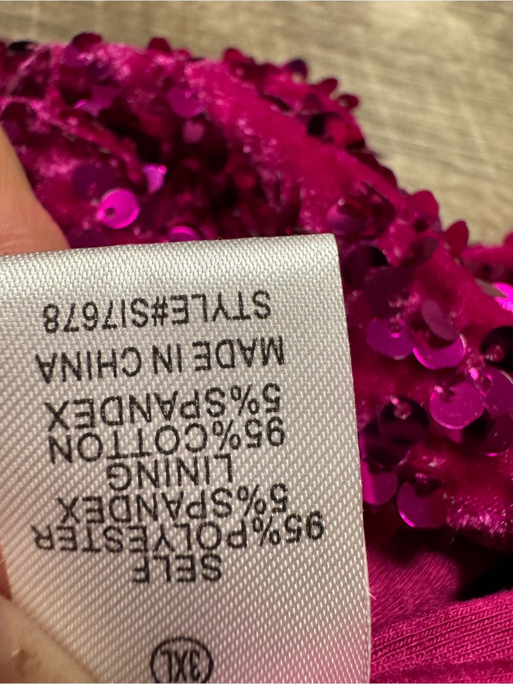 Fashion Nova Stars Do Shine Pink Sequin Mini Skirt Size 3X - Picture 7 of 8